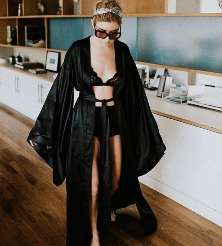 Satin Bathrobe
