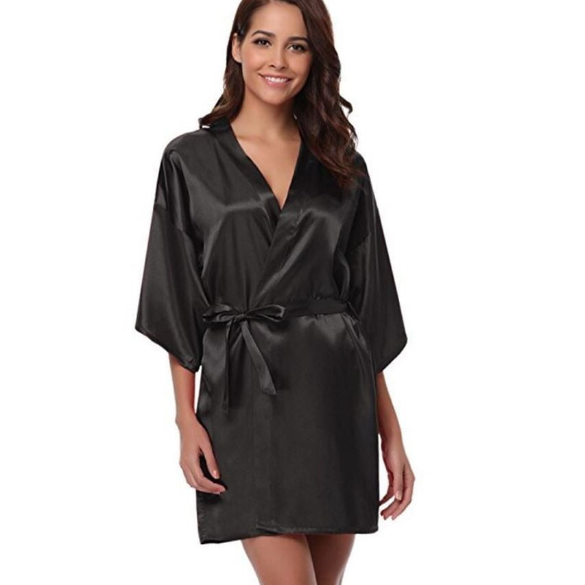 Mini Satin Robe