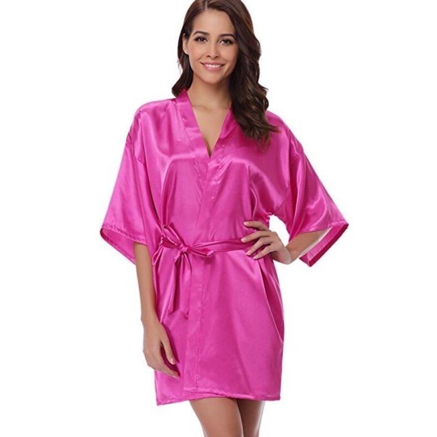 Mini Satin Robe