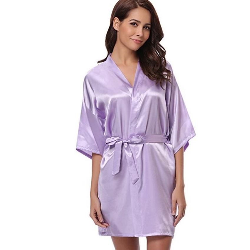 Mini Satin Robe