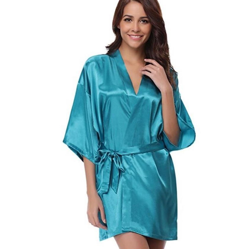Mini Satin Robe